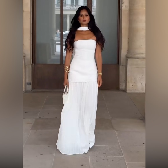 Meshki mini dress pleated skirt combo - Picture 2 of 6